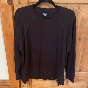Aerie Plush Black Pullover Sweatshirt Size XS